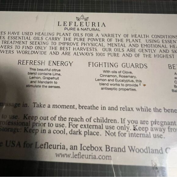 😊3/$30 Essential Oil Massage Oil Wellness set of 6 NEW IN BOX - Picture 13 of 16